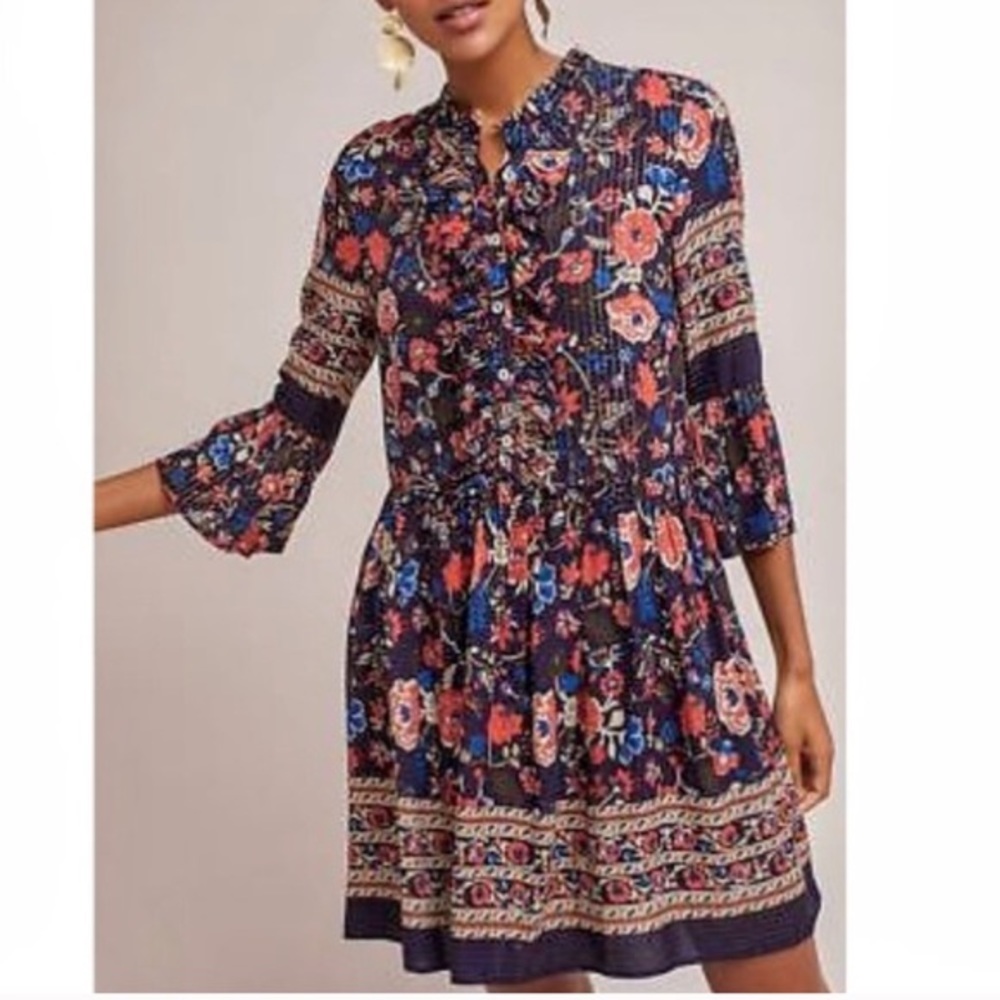 Anthropologie Eri + Ali Tiffany Swing Dress